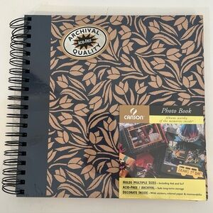 Canson Photo Book 10x10 Black Spiral Bound Acid-free 40 Pages Archival New